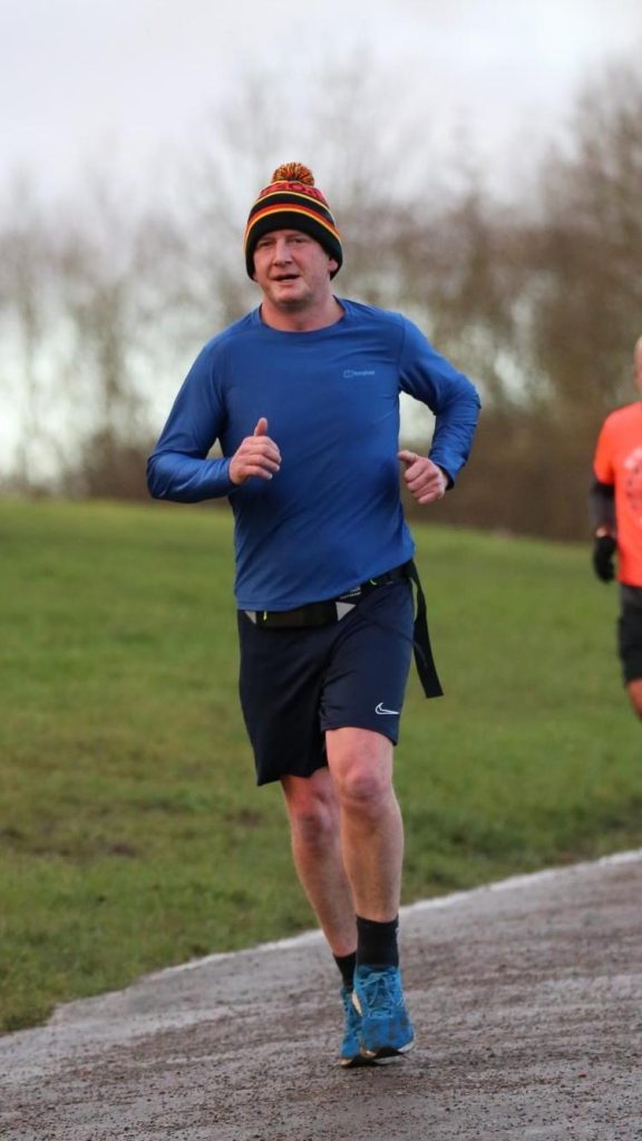 Alastair Pentland of Oren Environmental, running to improve his fitness and mental health